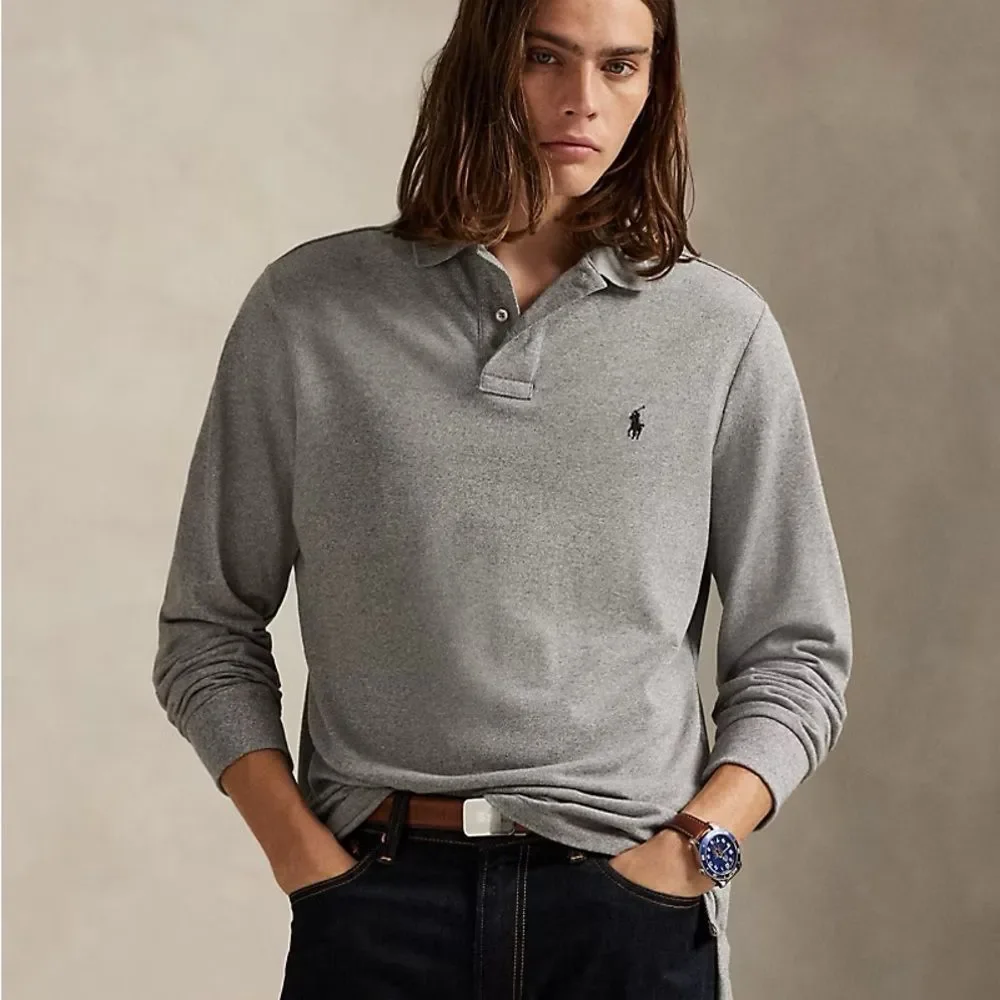 Ralph Lauren Classic Gray Polo Shirt